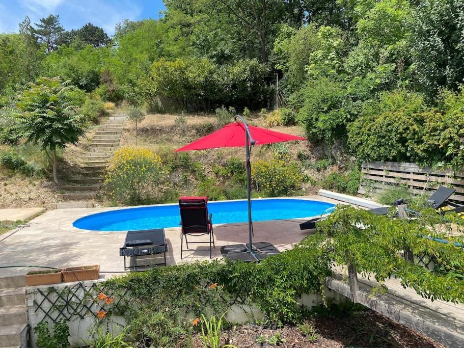 Villa Les Terrasses Dans La Nature Avec Piscine A 2 Pas De Lyon, Metro A 15Mn A Pied Pour Lyon Centre En 10Mn Ou Bus A 300M Pour Lyon Centre Oullins Luaran gambar